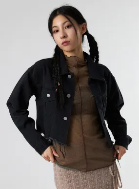 Crop Collar Jacket IS327