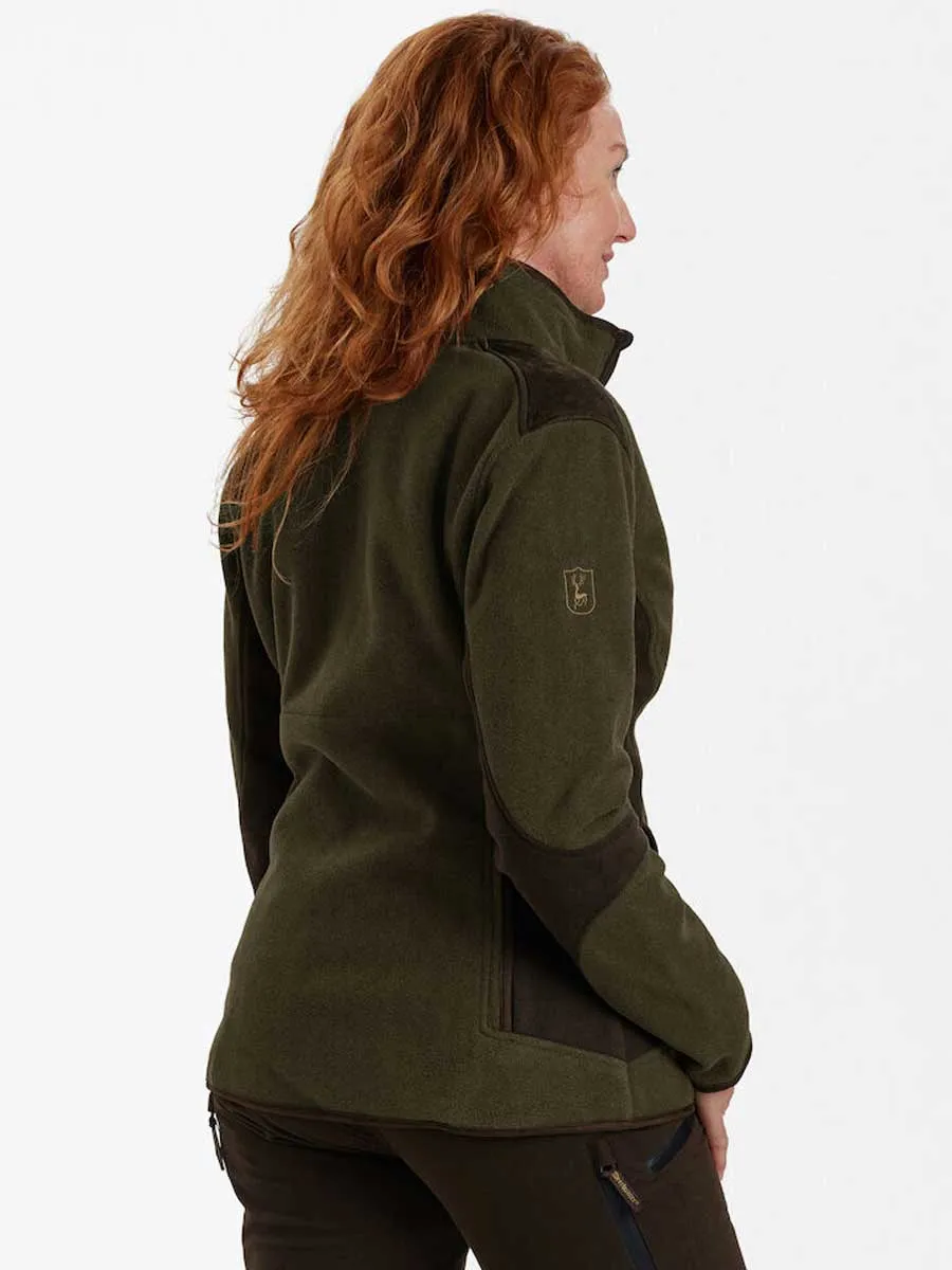 DEERHUNTER Lady Pam Bonded Fleece Jacket - Graphite Green