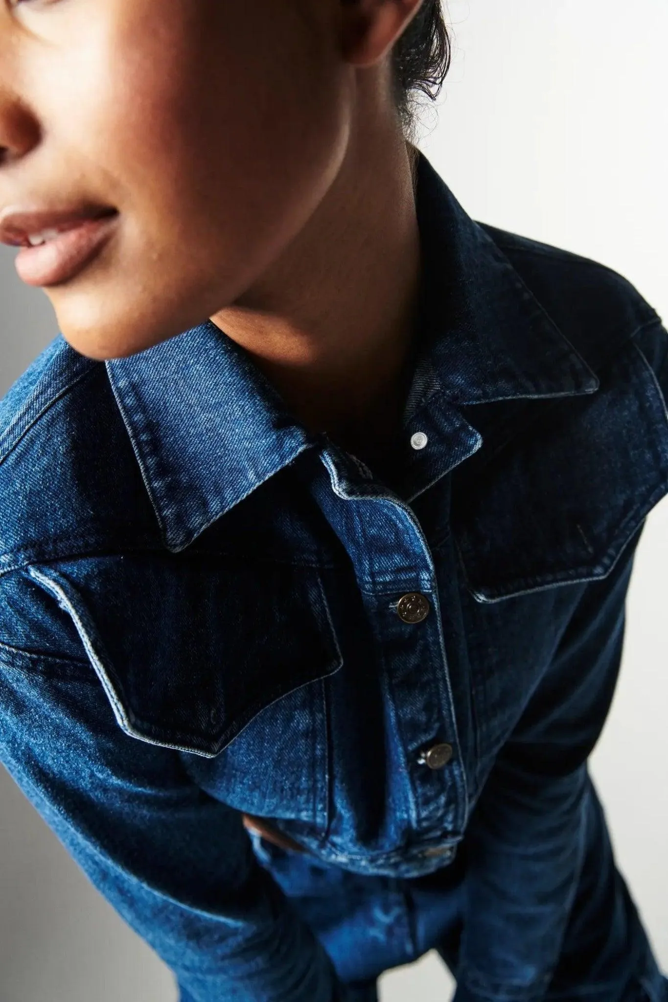 Denim Crop Jacket