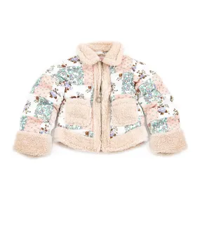 Design History Girls Little Sweet Peach Puffer Jacket