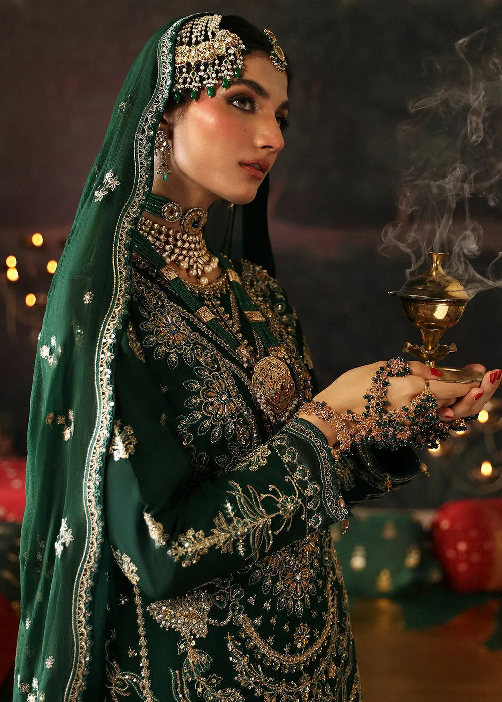 Devdas Exquisite Formal Wear '24 By Emaan Adeel | Baigam Bano