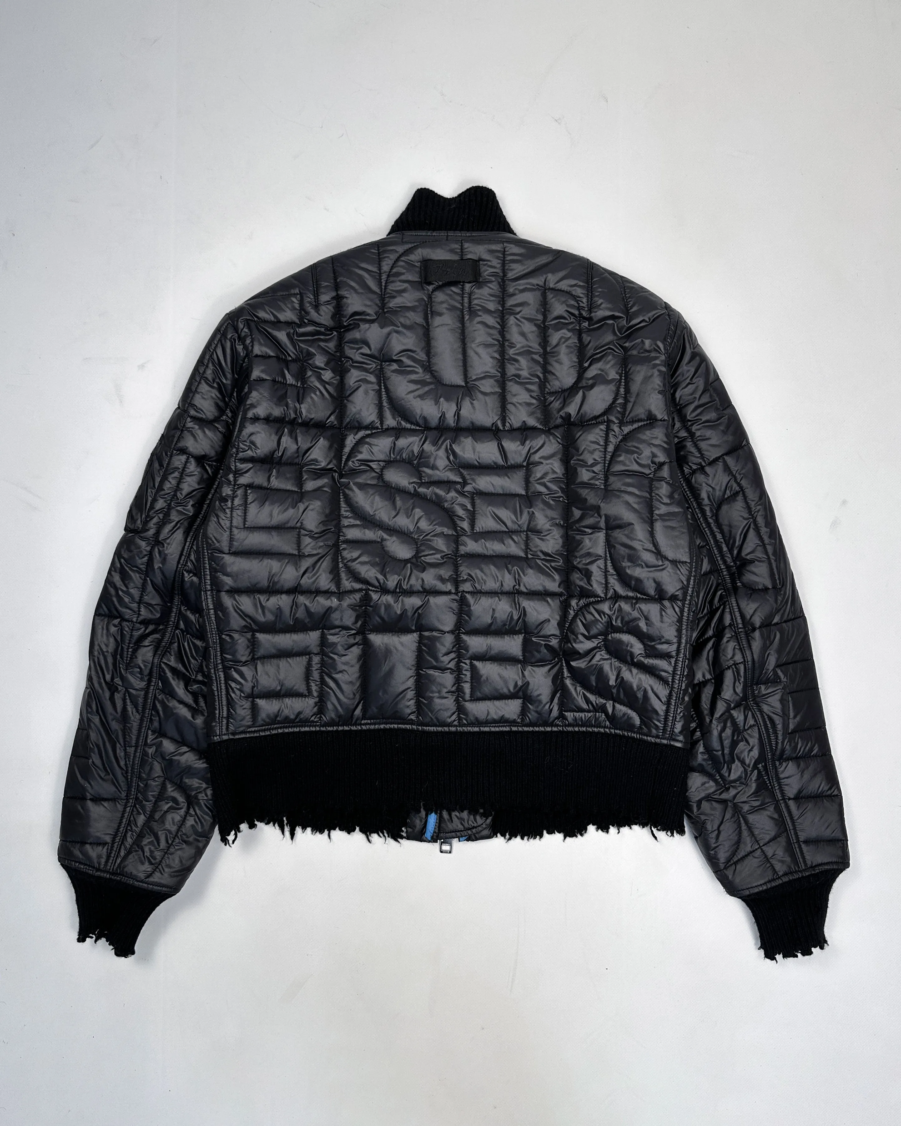 Diesel 3M Black Distressed Puffer Jacket 2000's