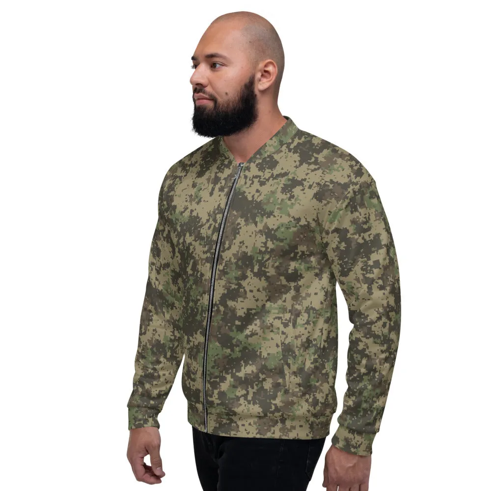 Digital Camo Bomber Jacket