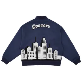 DONCARE (AFGK) "City View Collage Jacket" - Navy Blue