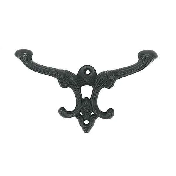 Double Victorian Iron Hooks