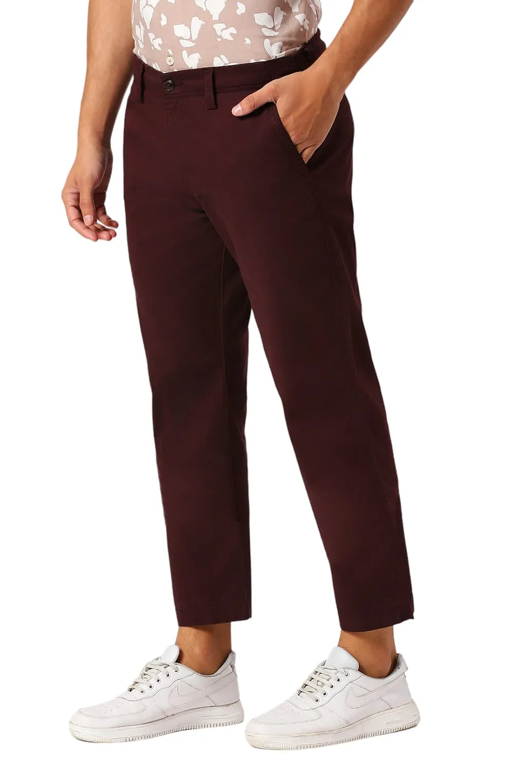 Drift Fit Corron Stretch Peach Twill Trousers