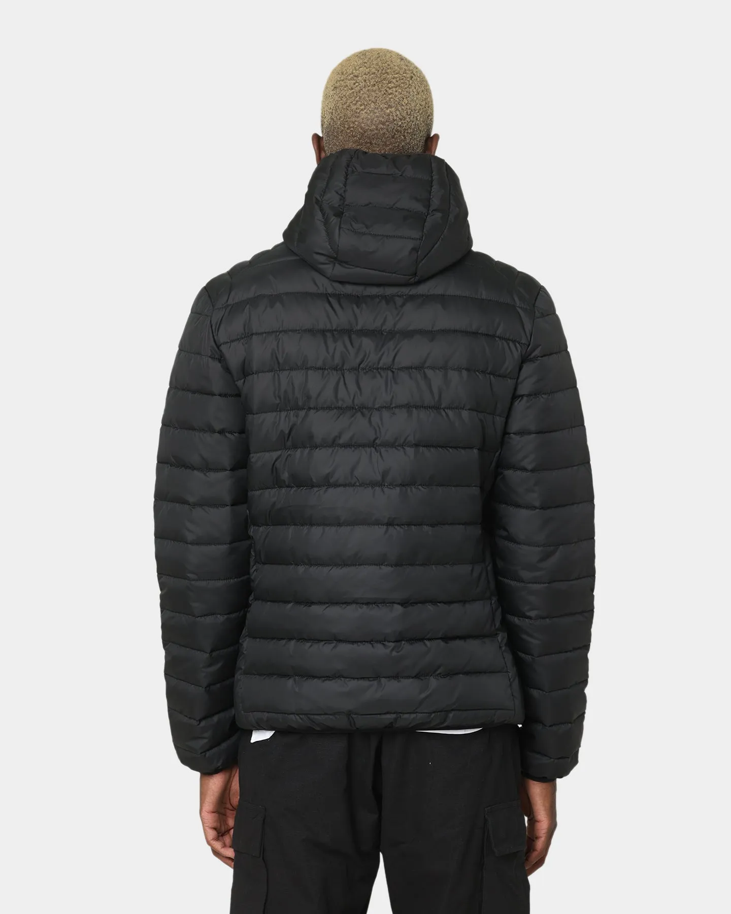 Ellesse Lombardy Padded Puffer Jacket Black/Gold