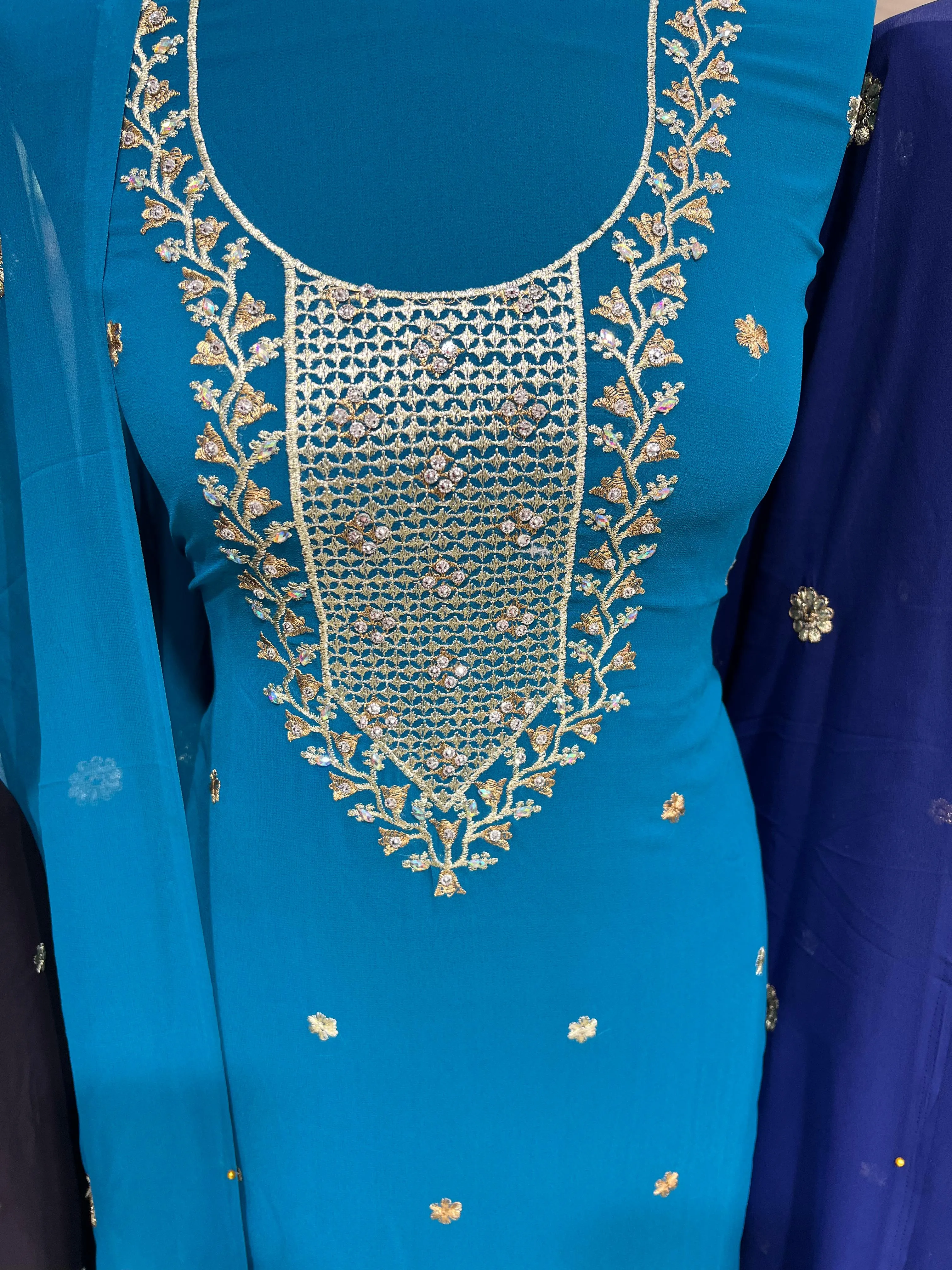 Embellished Georgette