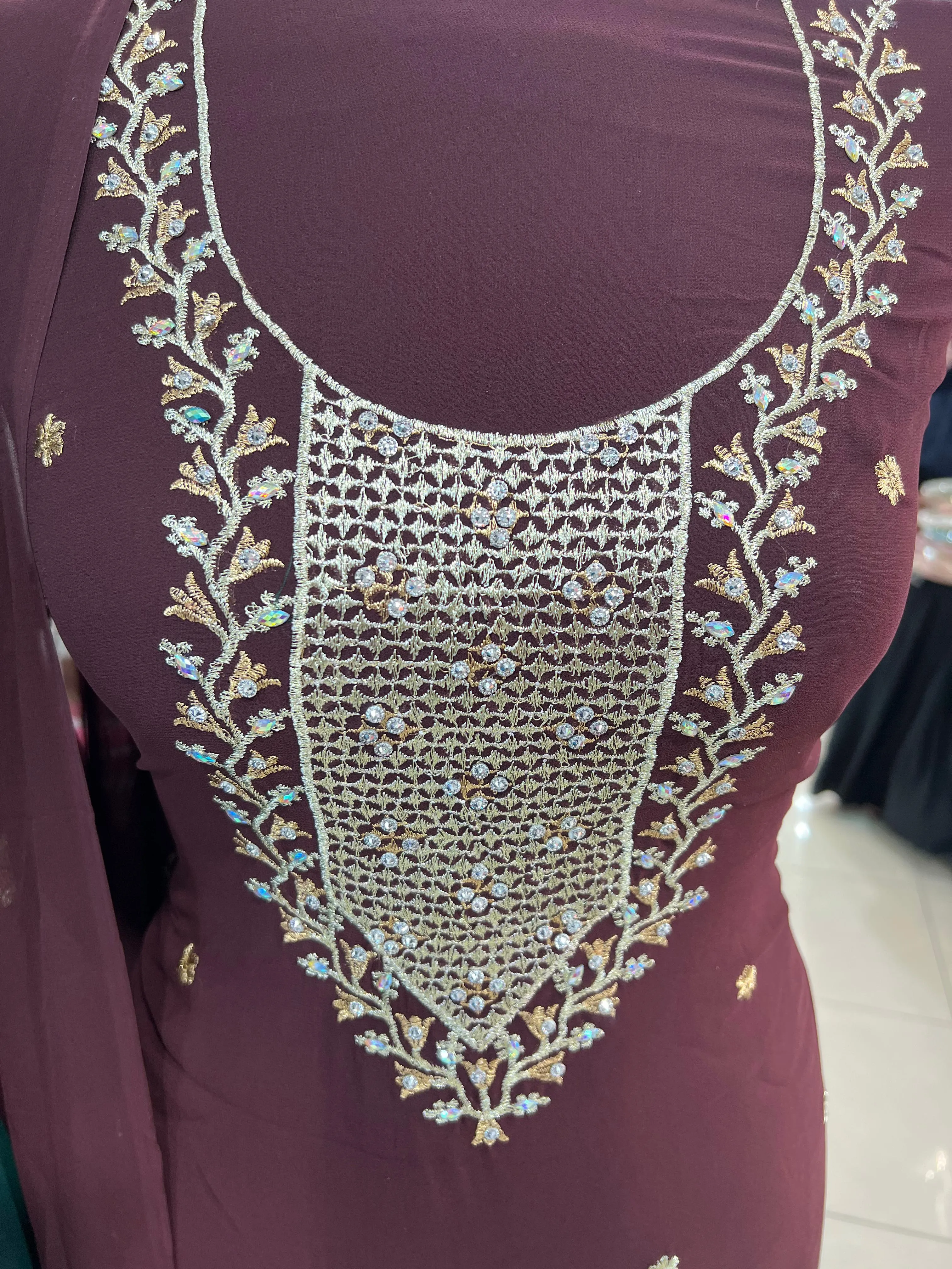 Embellished Georgette