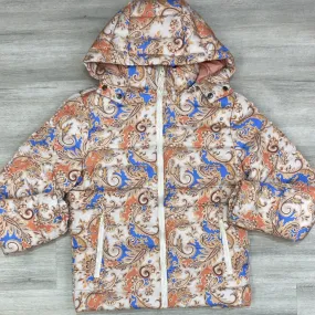 Eternity- paisley puffer jacket