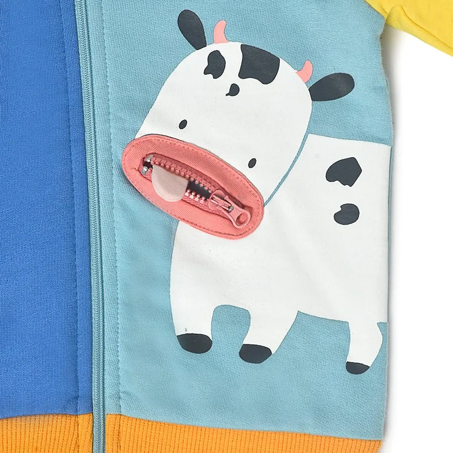 Farm Friends Colorblock Hooded Jacket