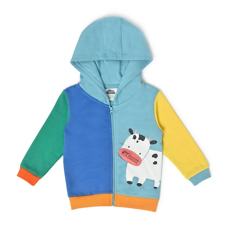 Farm Friends Colorblock Hooded Jacket