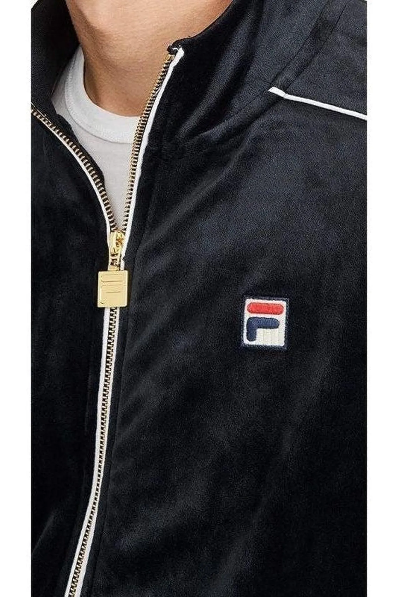 Fila Lineker Suede Jacket Black