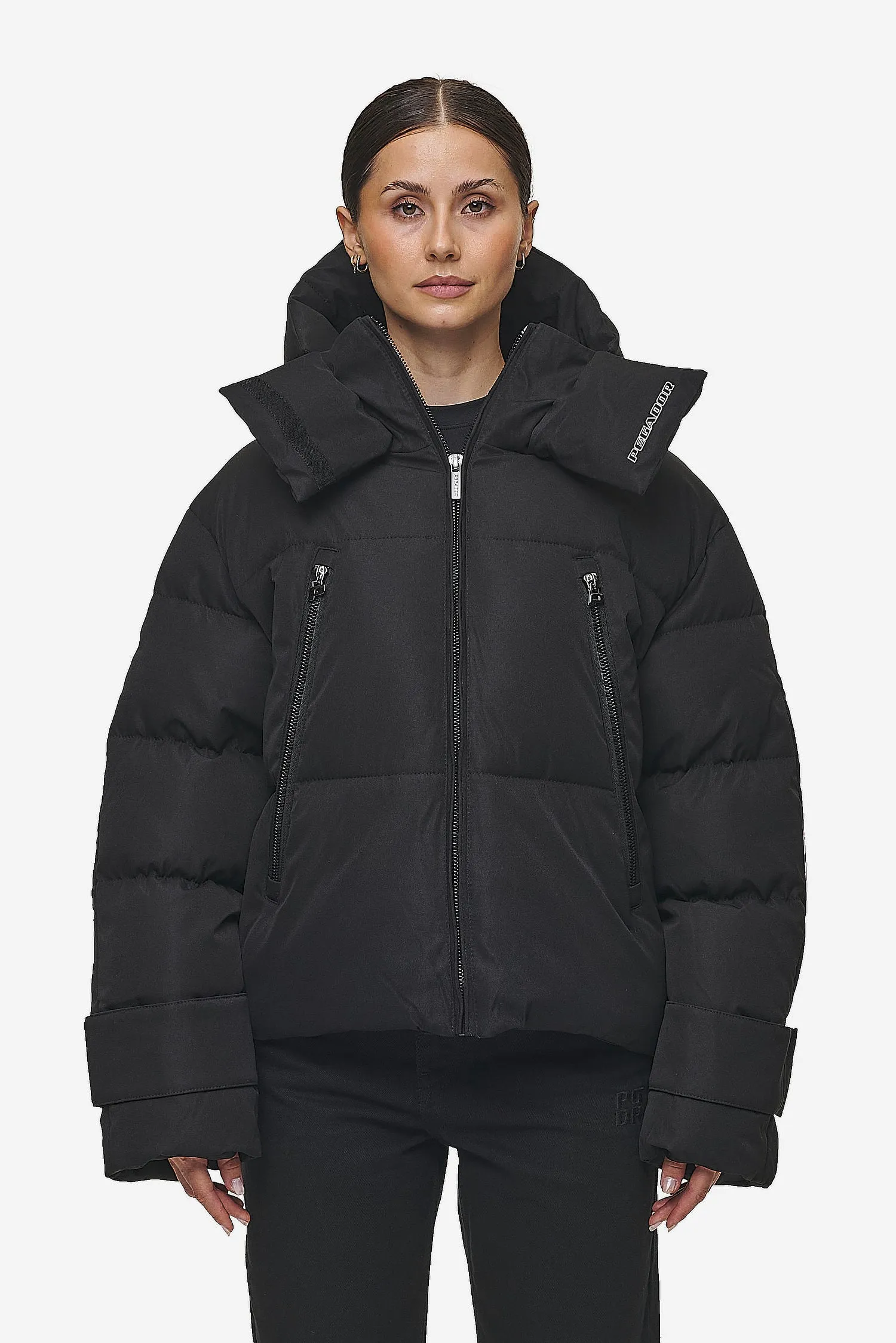 Fira Oversized Puffer Jacket Black