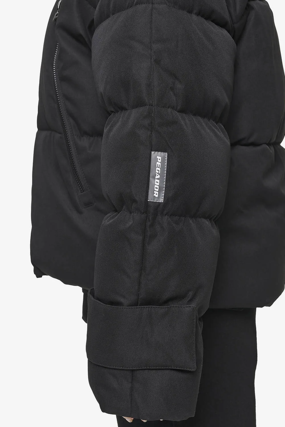 Fira Oversized Puffer Jacket Black