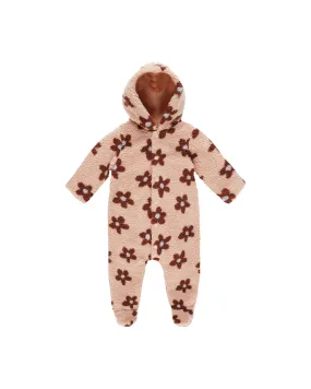 Fleece Jumpsuit | Pink Daisy