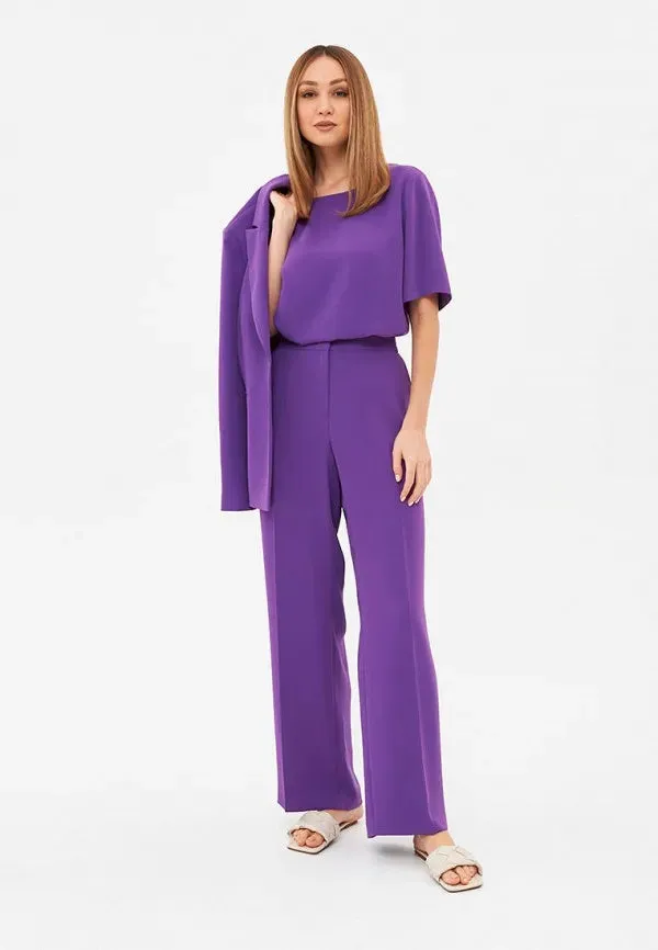 Flowing Straight-Leg Pant