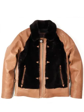 Freenote Cloth Kenai Tan Goat Leather Jacket