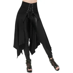 Funki Buys | Skirts | Women's Gothic Punk Lace Up Half Skirt