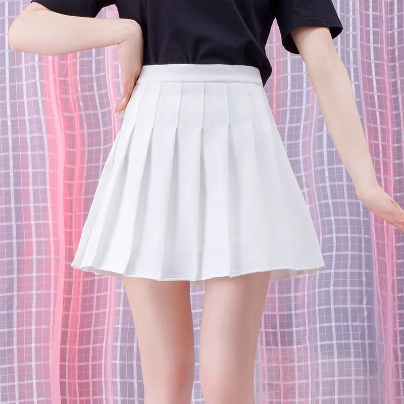 Funki Buys | Skirts | Women's Stretchy Flared Mini Skater Skirt