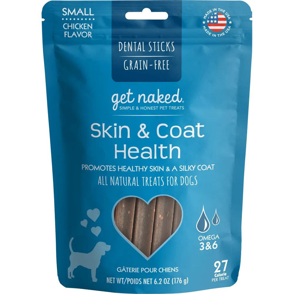 Get Naked® Skin & Coat Health Dog Dental Chew Sticks