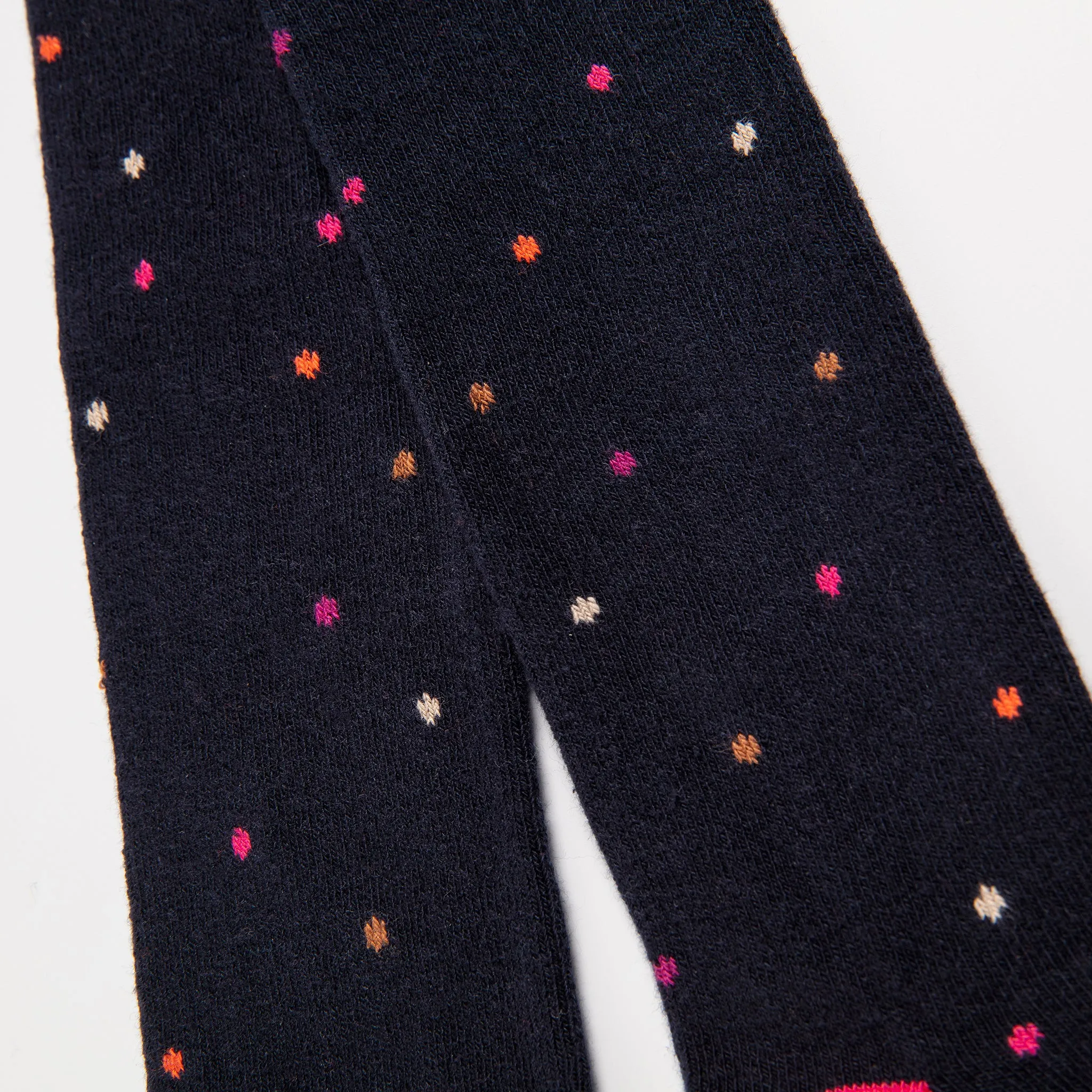 Girls' navy blue tights