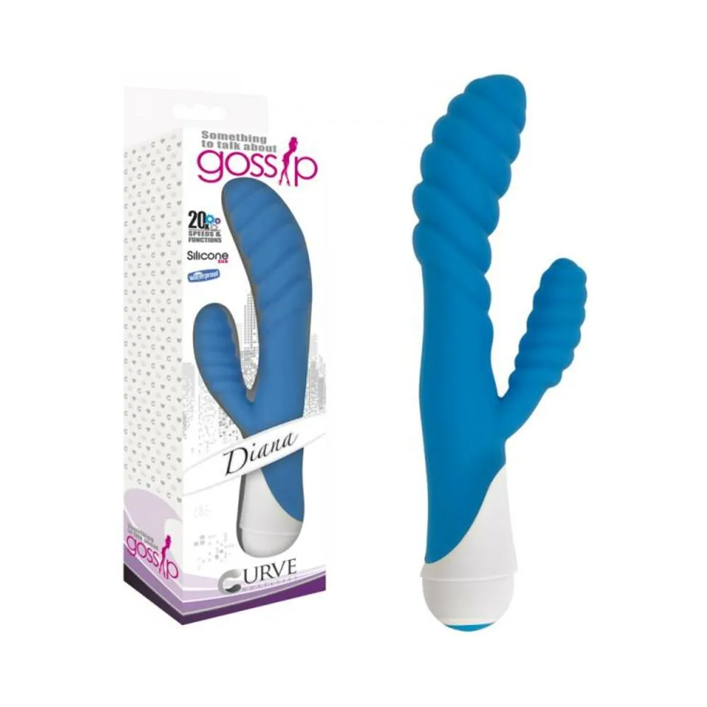 Gossip Something To Talk About Diana Rabbit Vibrator Blue