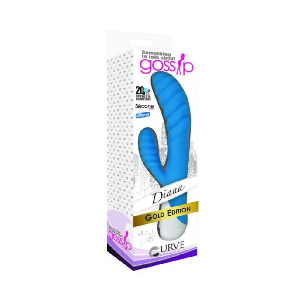 Gossip Something To Talk About Diana Rabbit Vibrator Blue