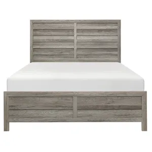 Grey Mandan Double Bed