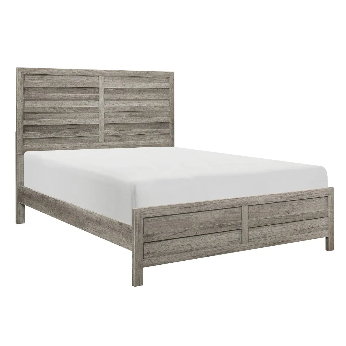 Grey Mandan Double Bed