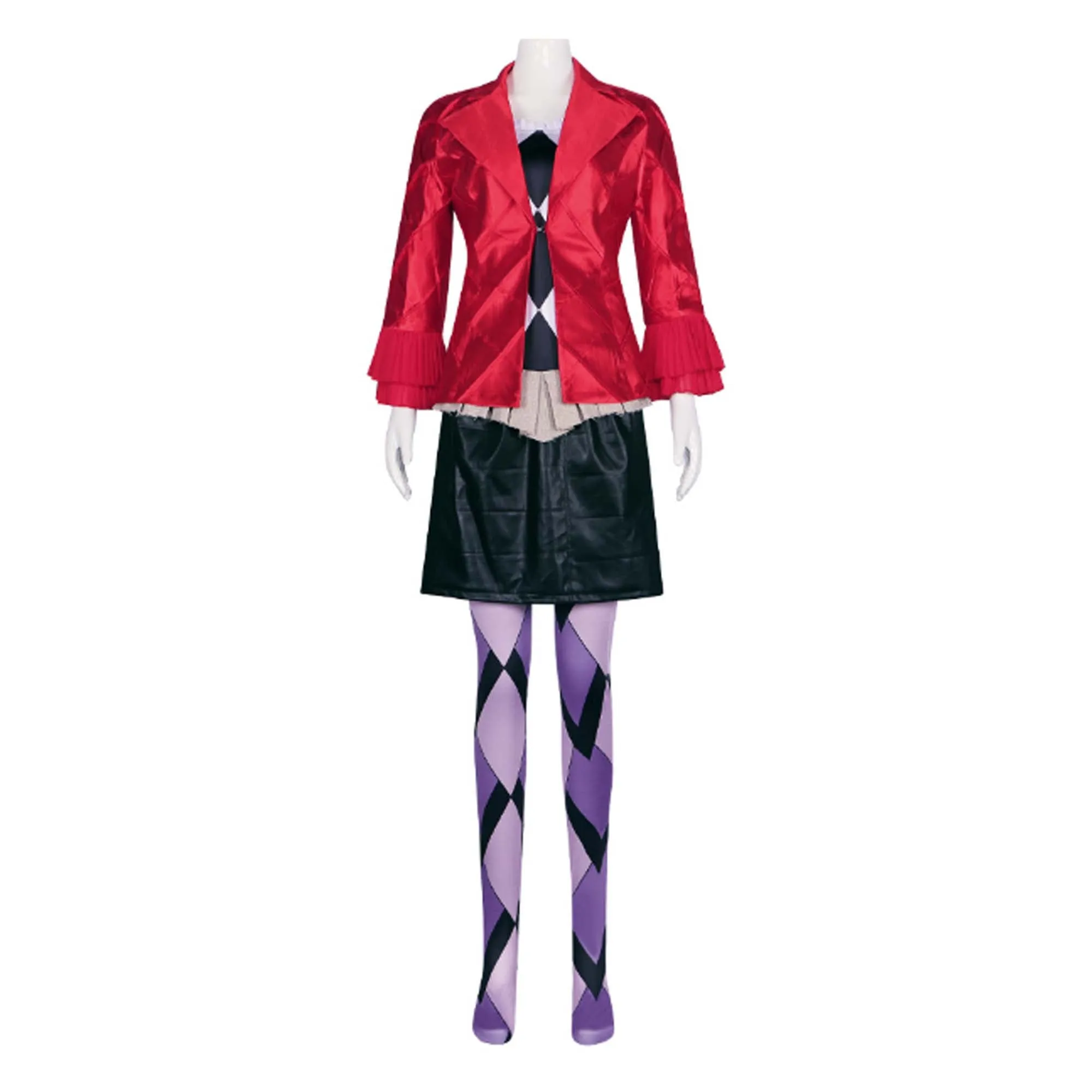 Harley Outfit Costume for Adults, Jacket and Skirt