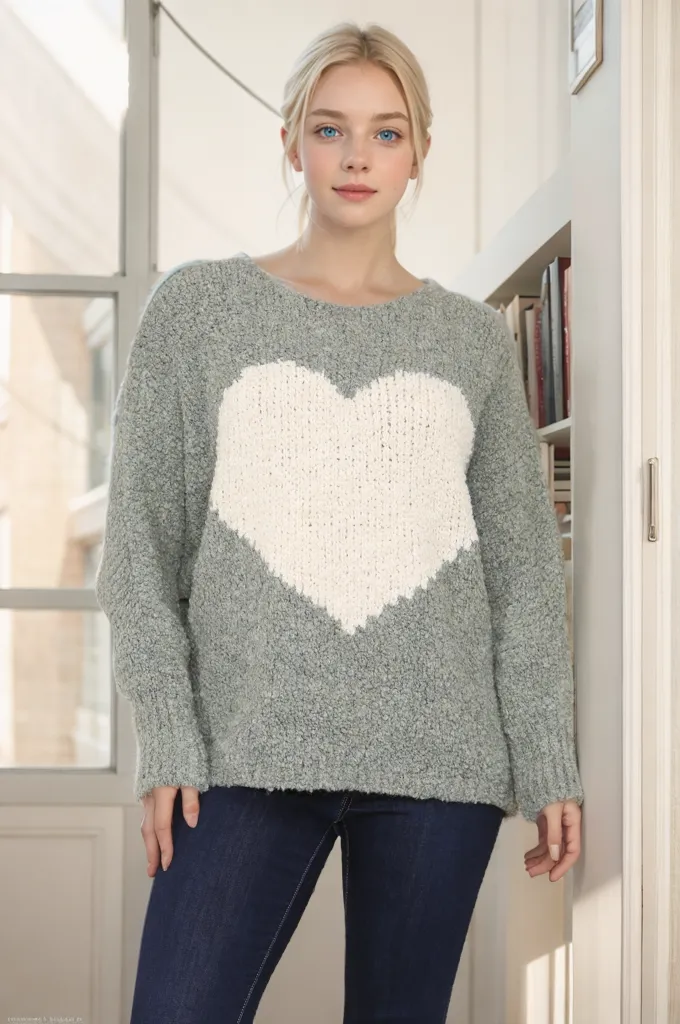 Heart Knitwear Jumper