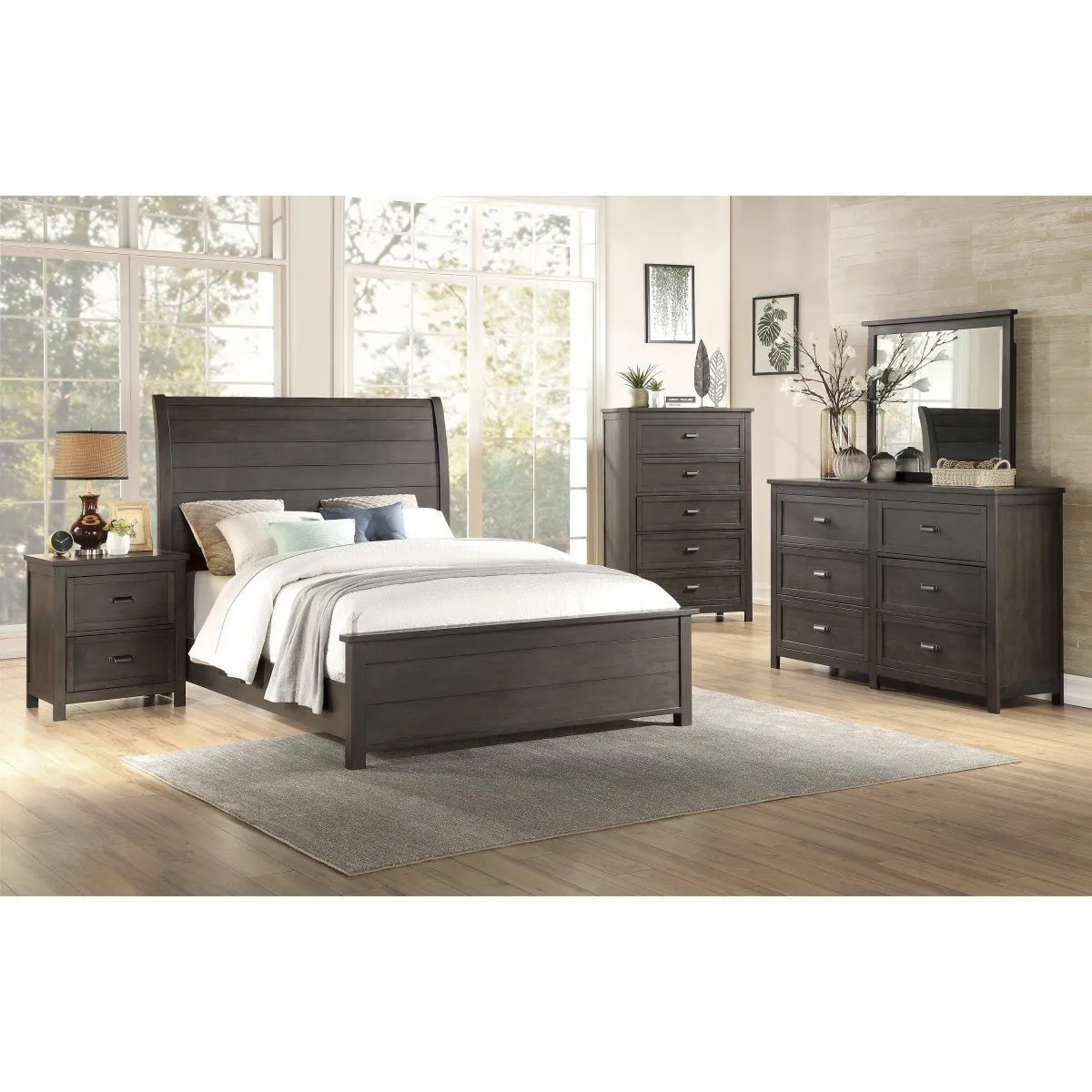 Hebron Queen Sleigh Bed