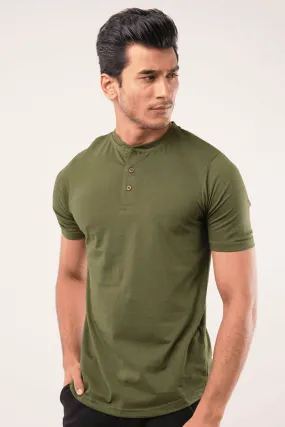 Hokum Short Sleeve Henley T-Shirt