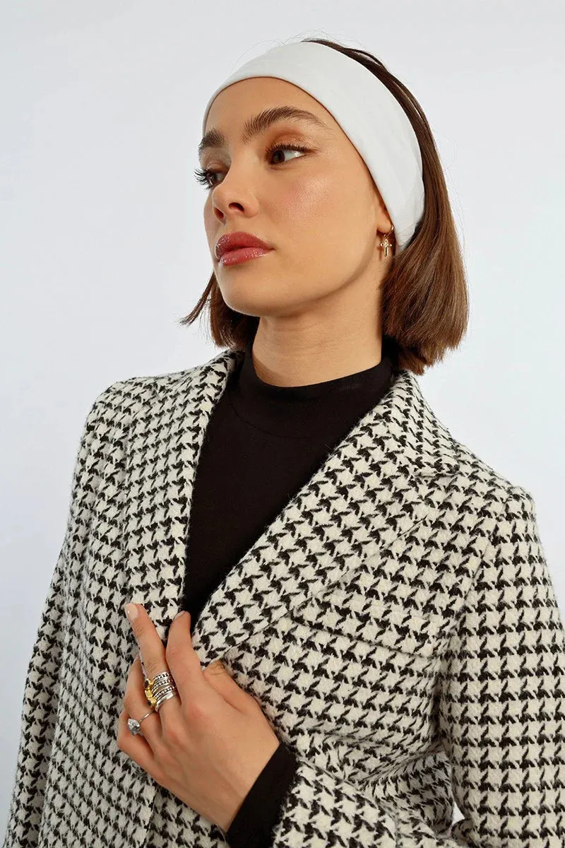 Houndstooth jacket - BW