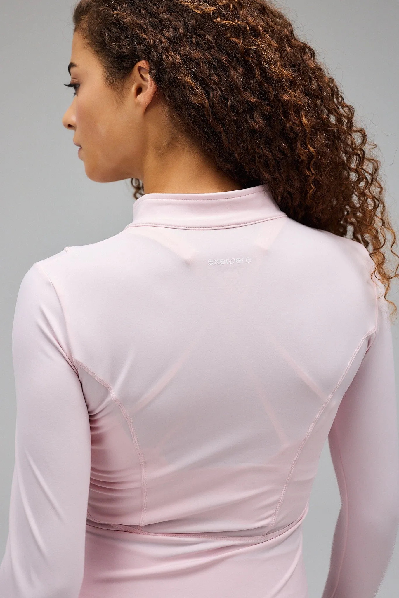 Hyper Zip Blouse - Soft Pink