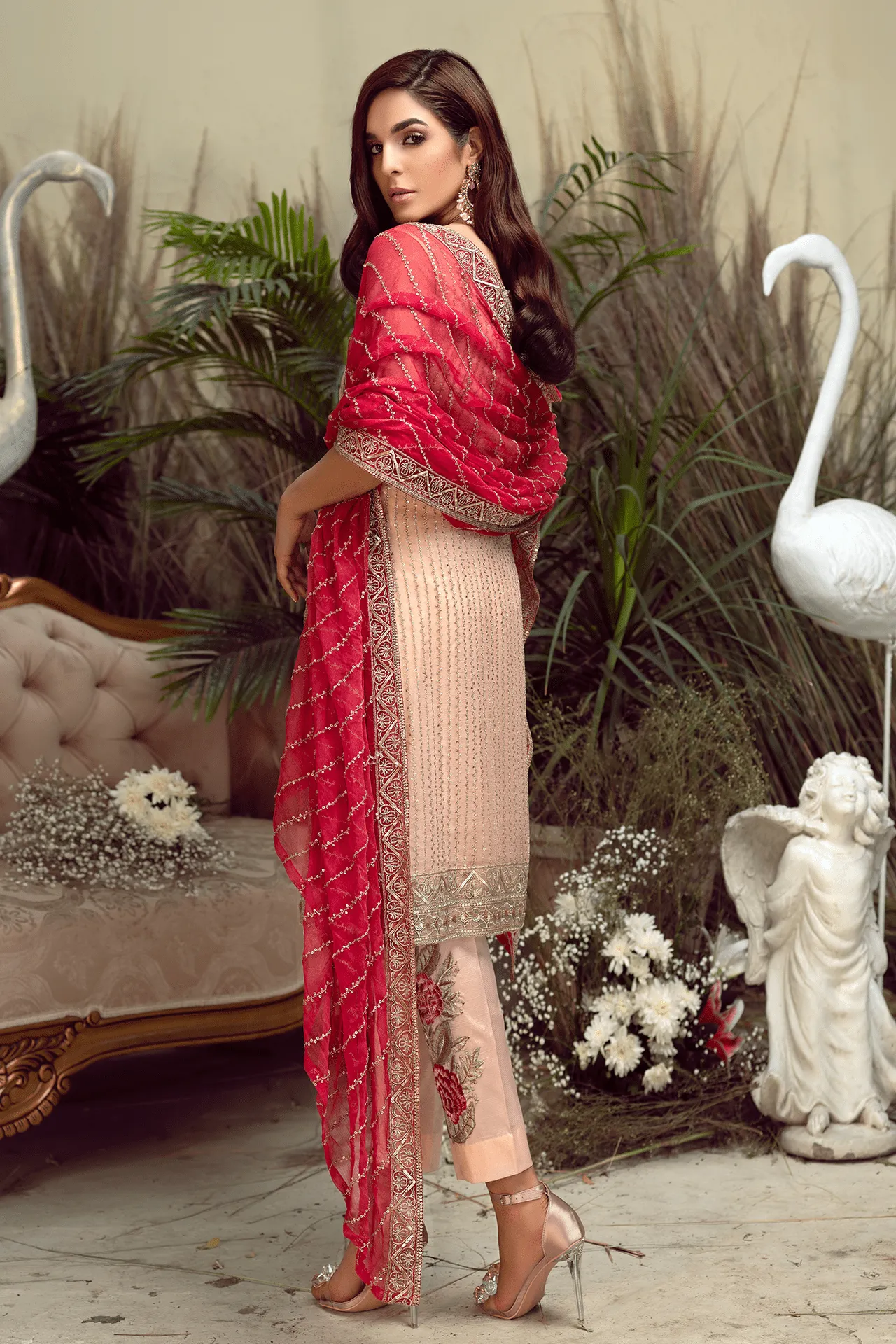 Imrozia Orabelle Embroidered Chiffon Collection 2019 – 08 Luminescent Pearl