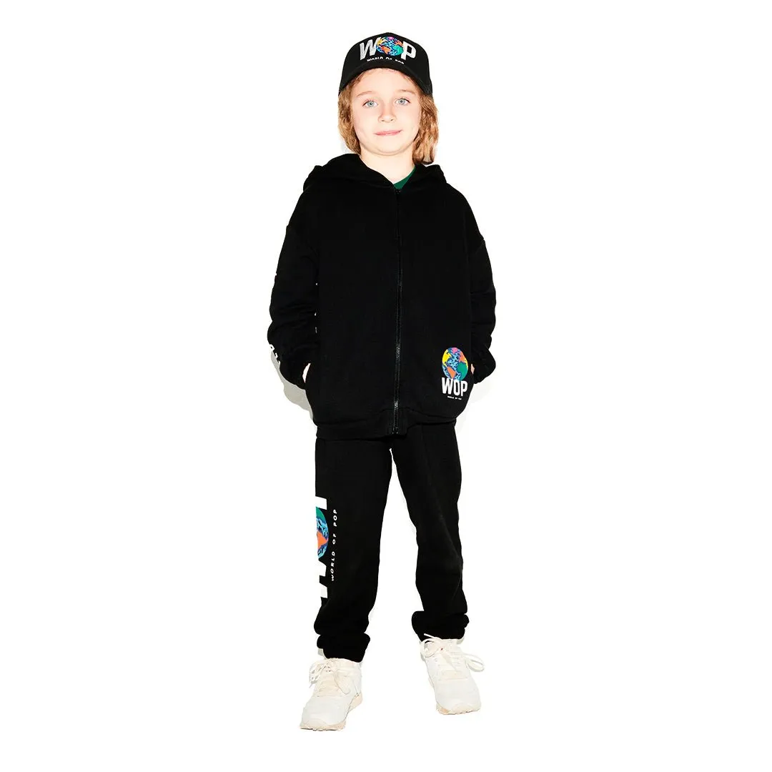 Jogging jacket for children in organic cotton