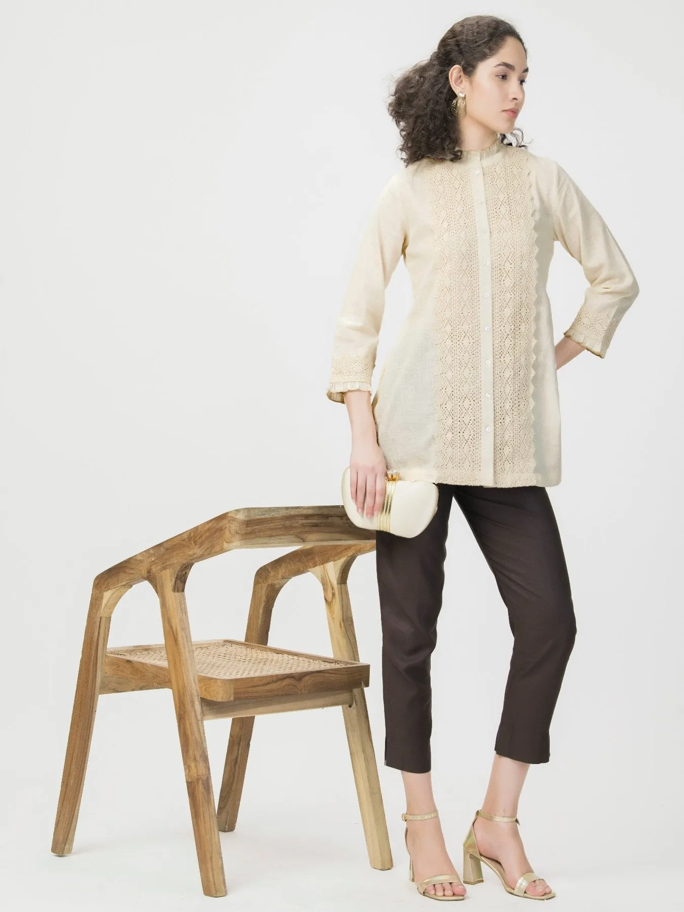 Lace Linen Shirt