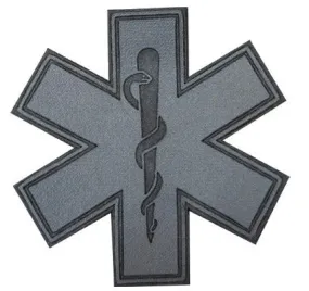 Large Iron on Reflective Star of Life