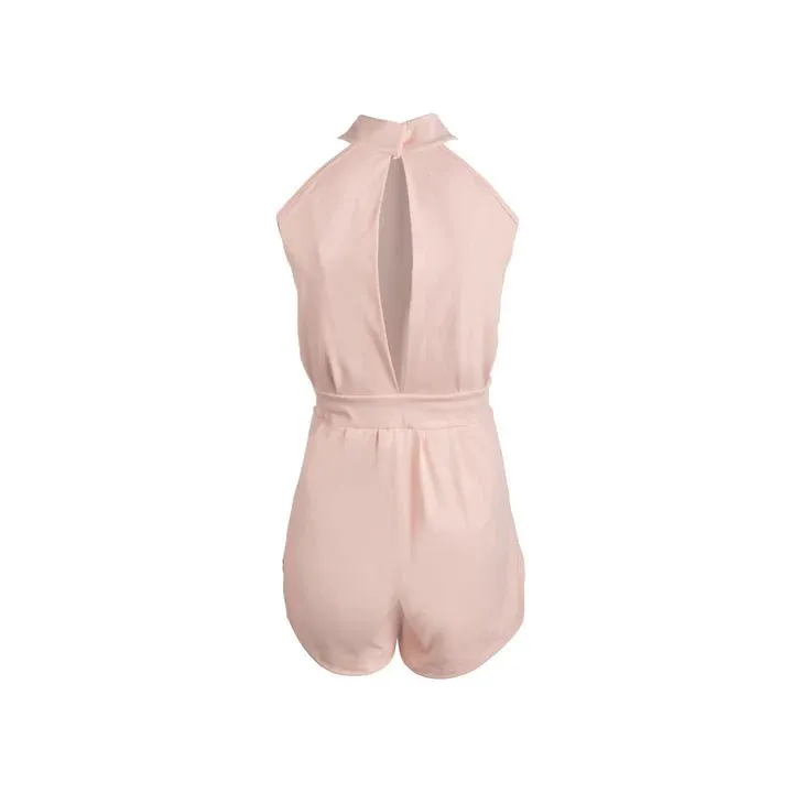 Leylah Romper | Pale Pink