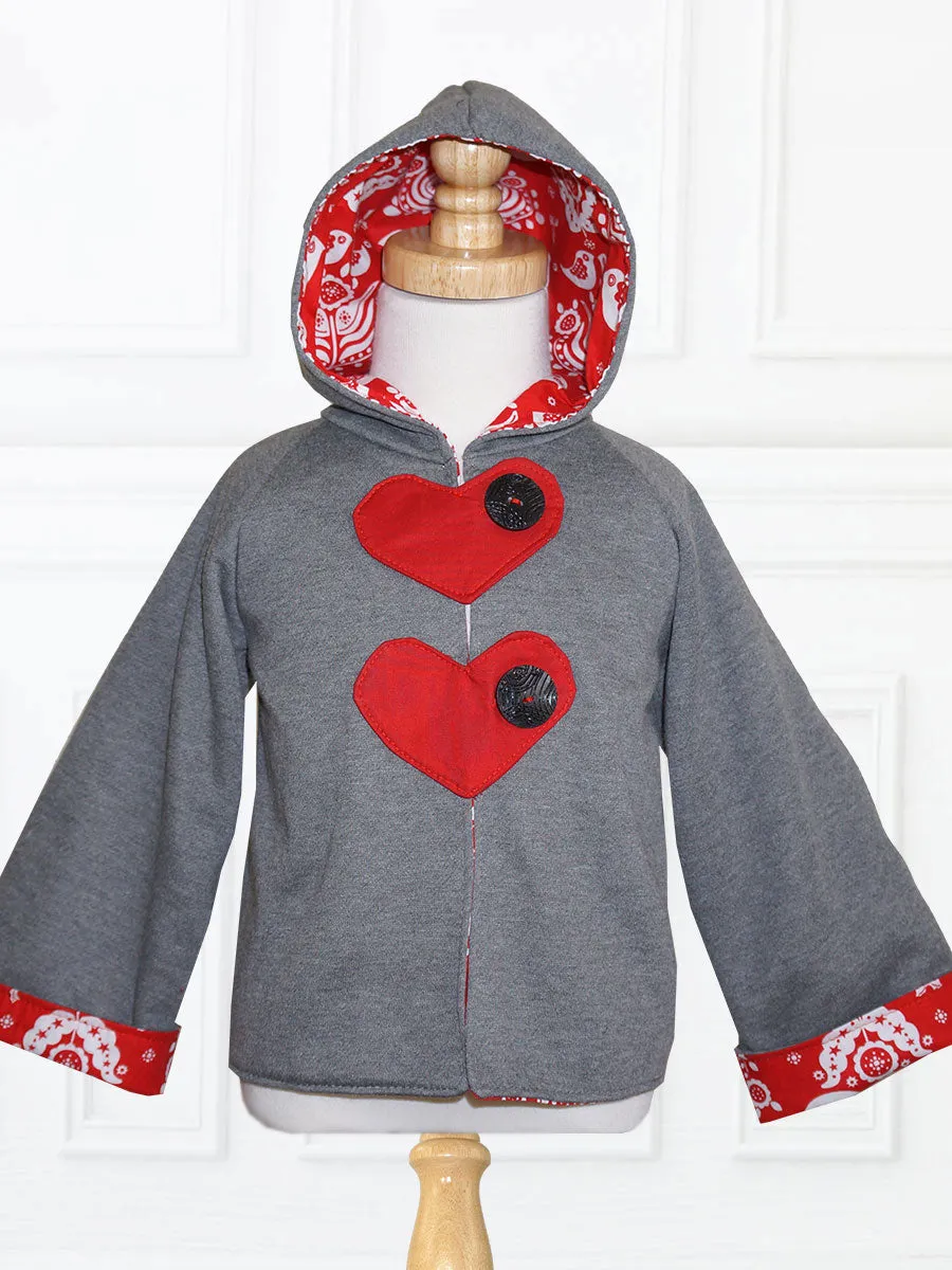 LOVE HOODIE - Girls Jacket Sewing Pattern