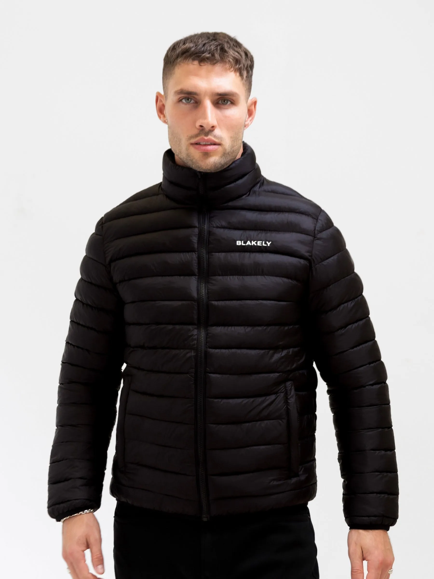 Lucas Lightweight Puffer Jacket - Black