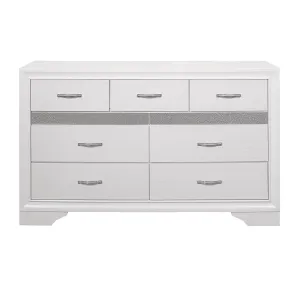 Luster White Dresser