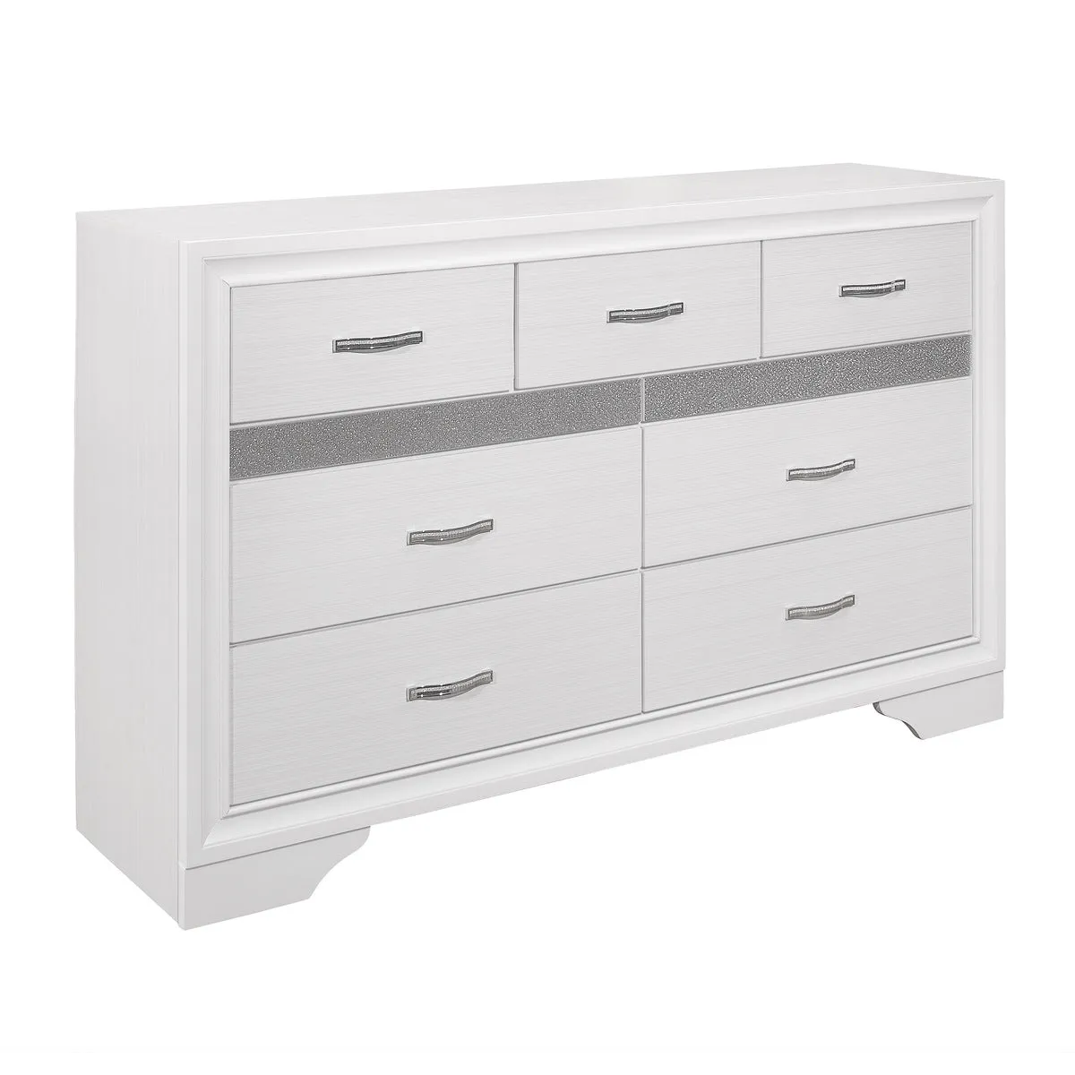 Luster White Dresser