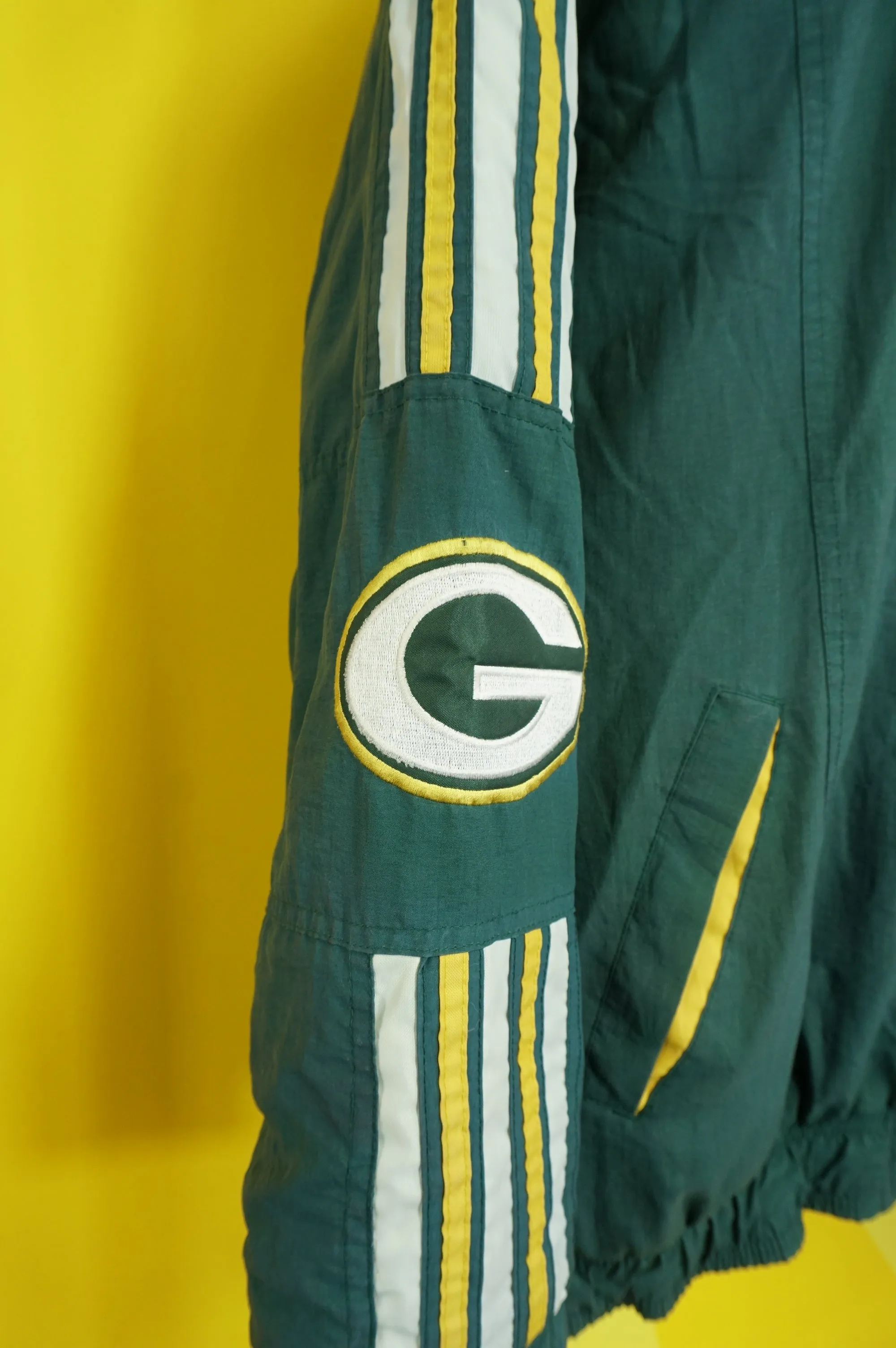 (L/XL) Vtg Green Bay Packers Puffer Jacket