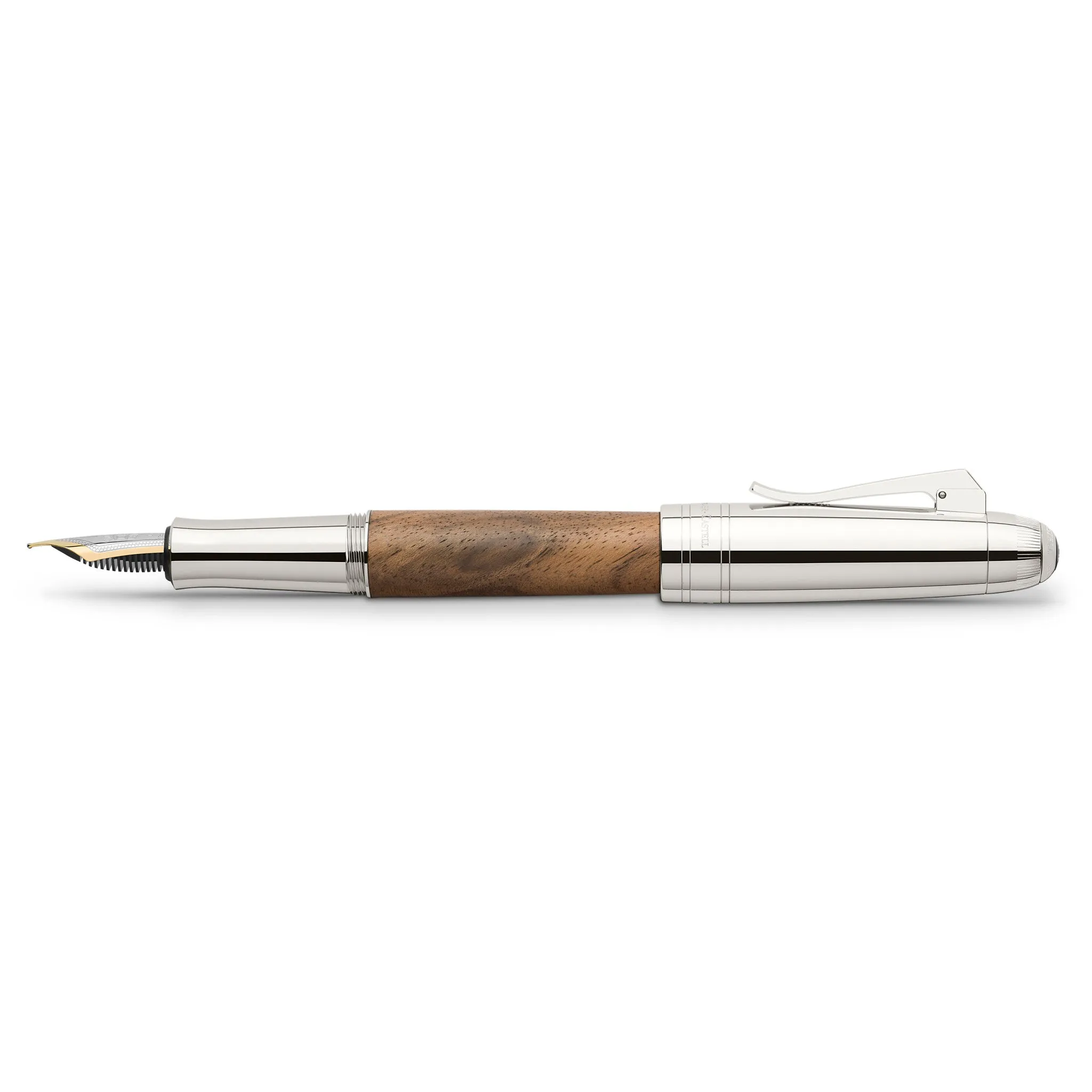 Magnum Fountain Pen, Walnut - Broad - #156383