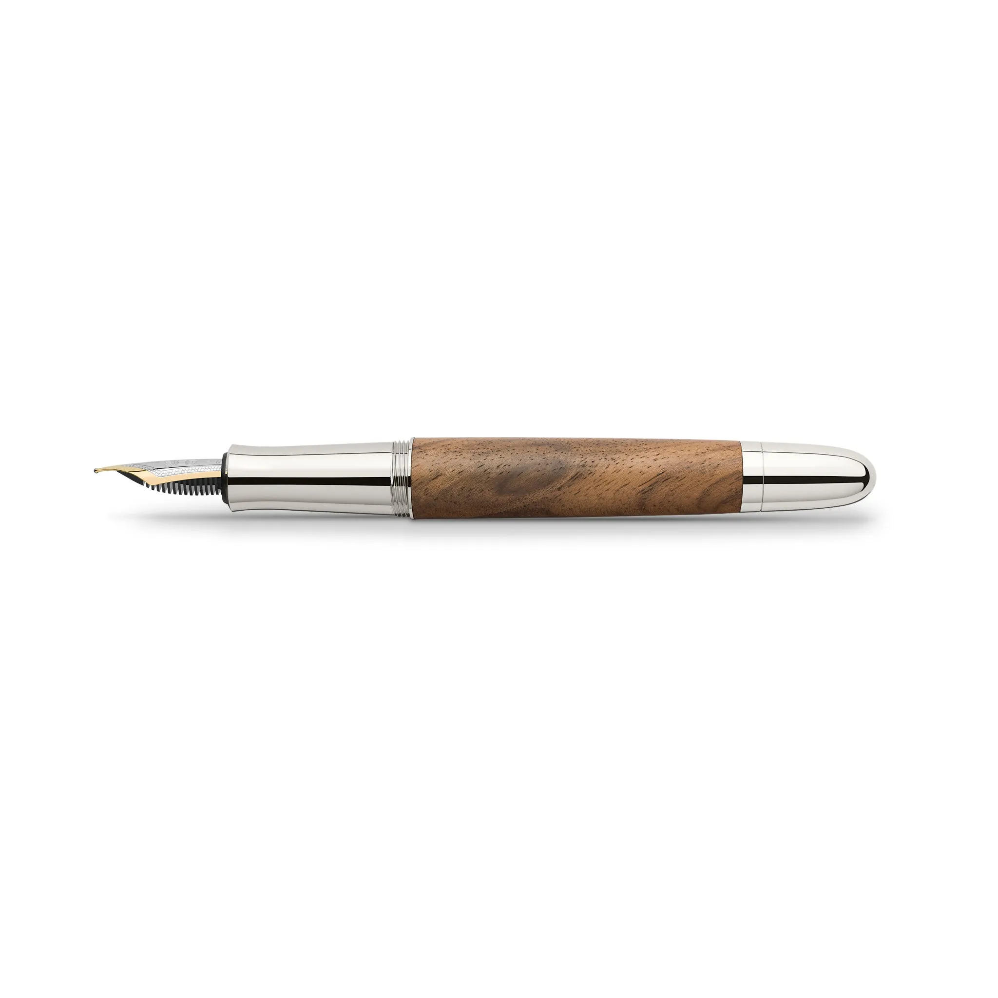 Magnum Fountain Pen, Walnut - Broad - #156383