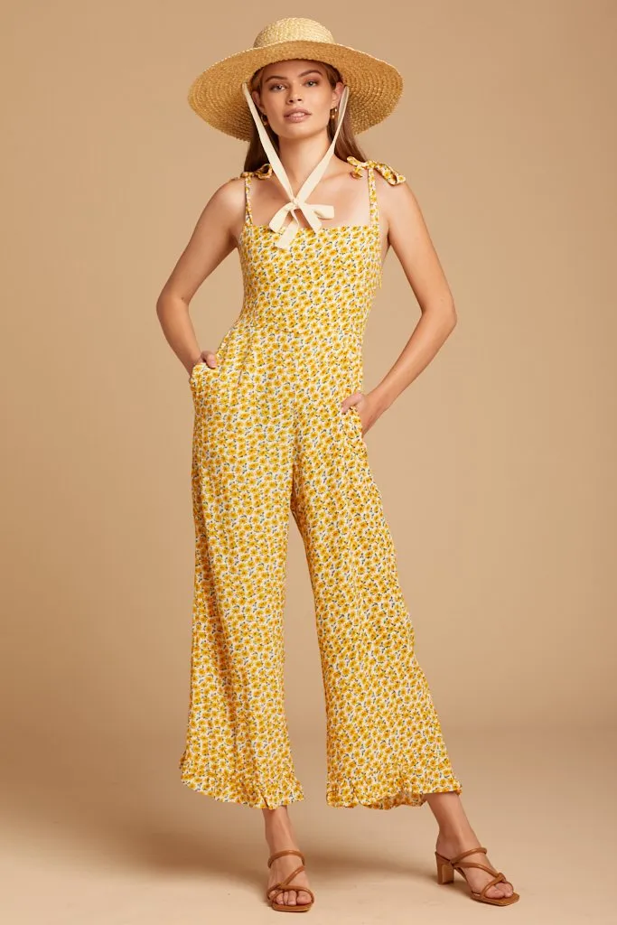 Marguerite Floral Frankie Jumpsuit