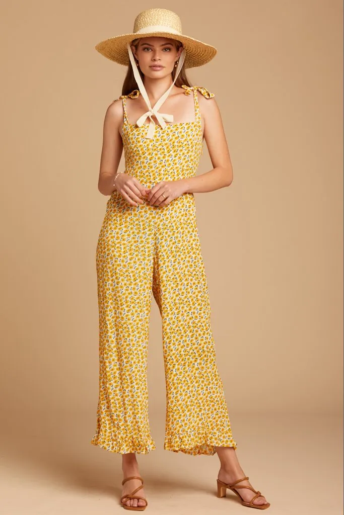 Marguerite Floral Frankie Jumpsuit